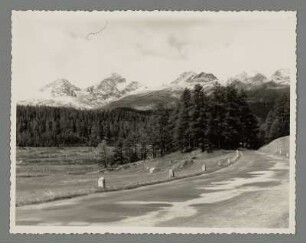 Straße nach Samedan