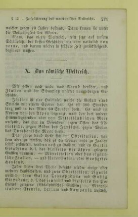X. Das römische Weltreich