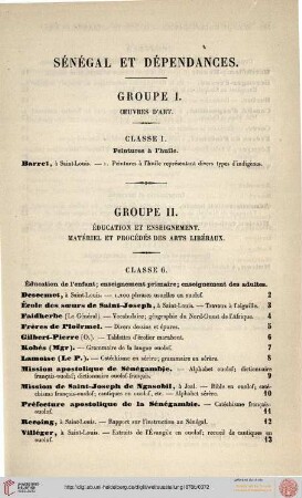 Sénégal et Dépendances
