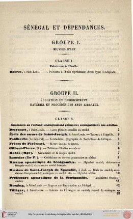 Sénégal et Dépendances