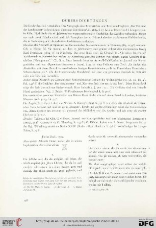 Dürers Dichtungen