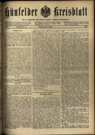 Ausgabe vom Dienstag, den 04. April 1916.
