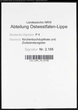 Kirchenbuchduplikate der katholischen Gemeinde (G 1779-1785, HT 1779-1786, GHT 1804-1826). (Gemeinde: Calle, katholische Gemeinde)