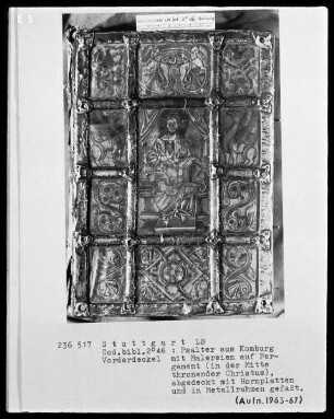 Psalter aus Comburg — Ursprünglicher, kunstvoller Einband