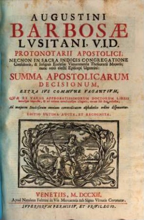 Summa apostolicarum decisionum extra jus commune vagantium