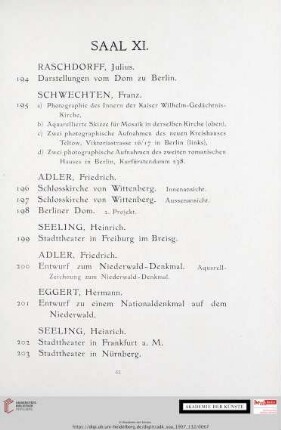 Saal XI