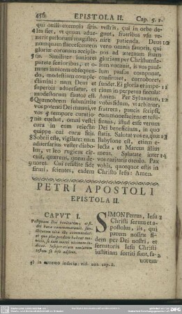 Petri Apostoli Epistola II.