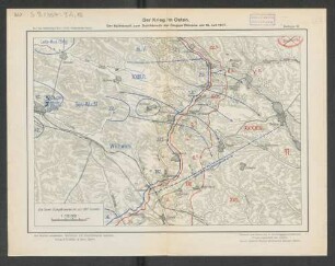 Beilage 16. Der Krieg im Osten. Der Aufmarsch zum Durchbruch der Gruppe Zloczow am 19. Juli 1917.