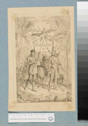 gedrucktes Titelblatt zu "Robinson der Jüngere" von Joachin Heinrich Campe