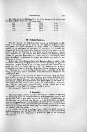 VI. Sicherheitspolizei