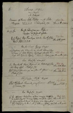 Von Hhn Cammerherrn von Suhm in Copenhagen als Geschenck erhalten. - Von Hhn Secret. Nyerup verehrt. - Vom Verfasser [Georg Hjersing Høst] verehrt. - Aus hiesiger Kasse bezahlt. - Vom Verfasser [Gottlob Theodor Wloemen] verehrt.