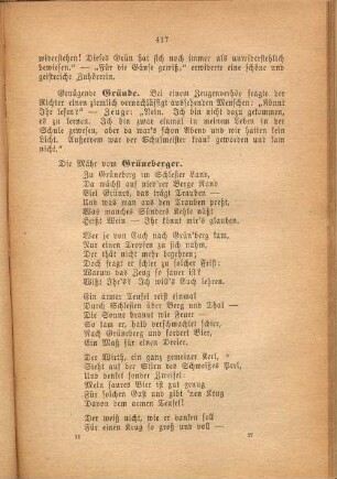 Genügende Gründe.