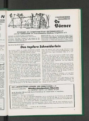 Niederdeutsche Stunde