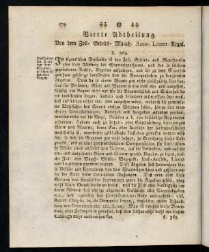 274-282, Vierte Abtheilung.
