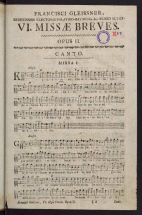 1-14, Missa I. - Missa III.