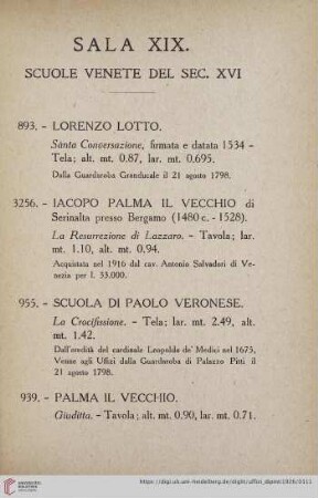 Sala XIX