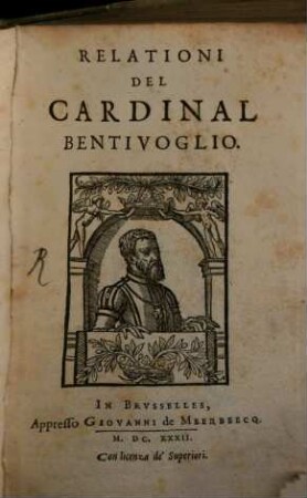 Relationi Del Cardinal Bentivoglio