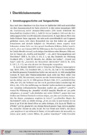 1 Enstehungsgeschichte und Textgeschichte