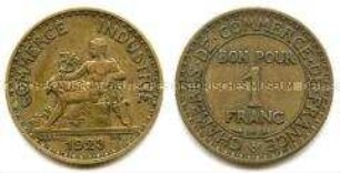 Frankreich, 1 Franc