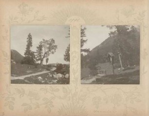 links: Bildstock "Kreuz Verein" rechts: Bildstock "Kreuz Verein"