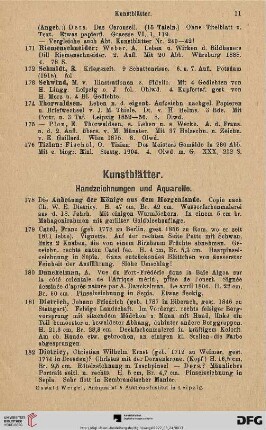 Kunstblätter (Nr. 177 - 281)