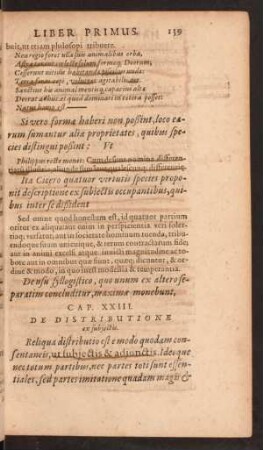 Cap. XXIII. [XXVIII.] De Distributione ex subjectis.