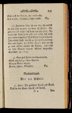 Nachmittags.
