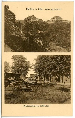 Meißen. Luftbad und Vereinsplatz