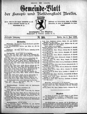 1909,23: No. 23, 6. Juni 1909