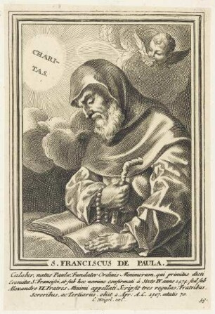 Bildnis des S. Franciscus de Paula