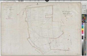Röllingsen (Soest), Zusammenlegung Röllingsen, Bl. 1 Brouillonkarte I Flur 3