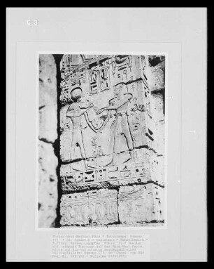 Ramses 3. vor Chons
