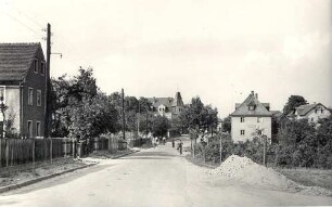 Straßenbild in Großdubrau : Napohlad na wjesku Wulka Dubrawa