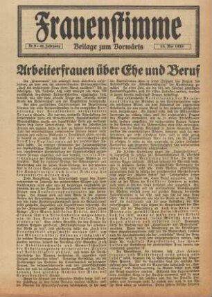 Frauenstimme