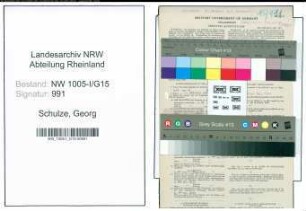 Entnazifizierung Georg Schulze , geb. 20.02.1902 (Postkraftwagenfuehrer)