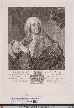 Bildnis Christian Wolff (1745 Frhr. von)