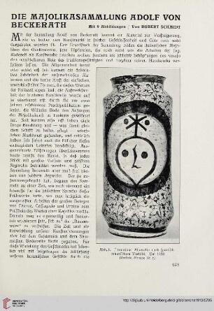 5: Die Majolikasammlung Adolf von Beckerath