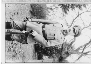 Generalmajor Heinrich von Maur in Uniform