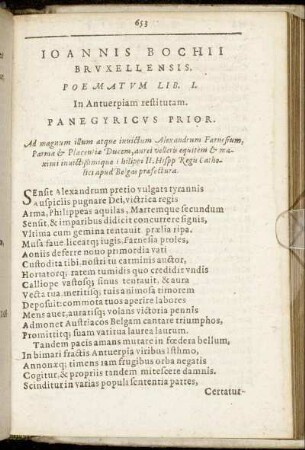 Joannis Bochii Bruxellensis.