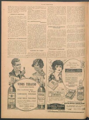 Intercambio de productos americanos
