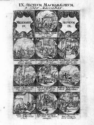IX. Secvlvm Machabaeorvm. 9. Der Maccabär