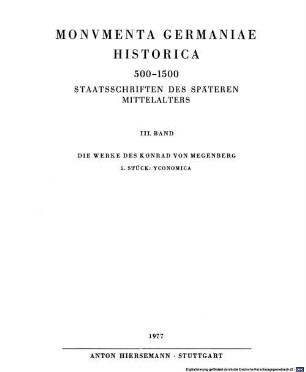 Die Werke des Konrad von Megenberg, 5,2. Ökonomik (Buch II)