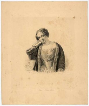 Hüssener, Auguste: Porträt Franziska Schwarzbach