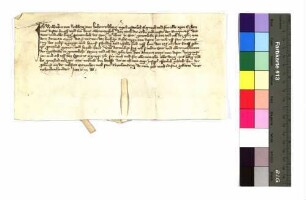 Wilhelm von Hohenrechberg bescheinigt der Stadt Ulm die jährliche Reichssteuer und das Geld von dem Ammannamt.