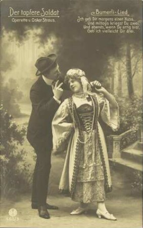 Der tapfere Soldat - Bumerli-Lied - Ich geb' Dir morgens einen Kuss, [...]