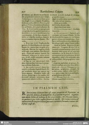 In Psalmum CXIII.[i.e. CXII.] Psalmus CXIII.[i.e. CXII.]