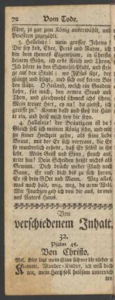 Von verschiedenem Inhalt.