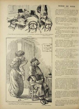 Vous n’êtes pas le premier qui me le dites… ma femme ressemble beaucoup à Marie-Antoinette; Bohêmes