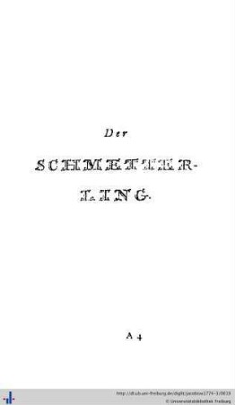 Der Schmetterling