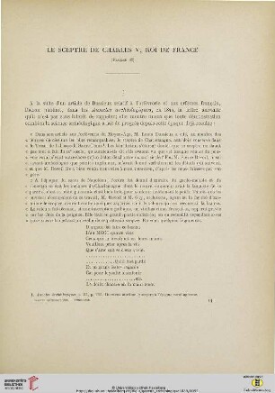 Le sceptre de Charles V, roi de France